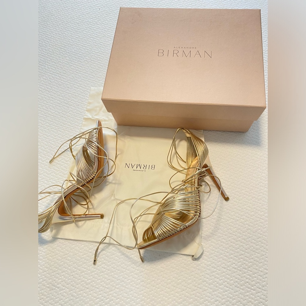 Alexandre Birman Gold Heels